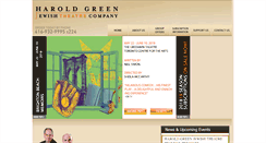 Desktop Screenshot of hgjewishtheatre.com